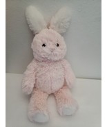 Pottery Barn Kids Pink Bunny Rabbit Plush Stuffed Animal White Ears Stic... - £14.00 GBP