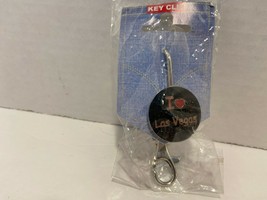 I Love Las Vegas Key Clip Keychain , Keychain Purse Clip New! - £5.05 GBP