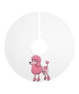 Poodle Personalized Christmas Tree Skirts - $57.00
