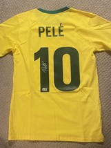 Edson Pele Hand Signed Autographed Soccer Jersey Legend Brazil Beckett C... - £586.25 GBP