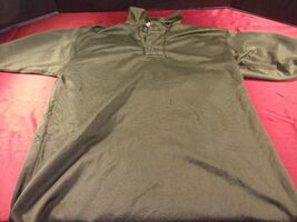 USAF ARMY USN HEAT RETENTIVE MOISTURE RESISTANT GREEN SLEEP SHIRT SMALL ... - $22.96