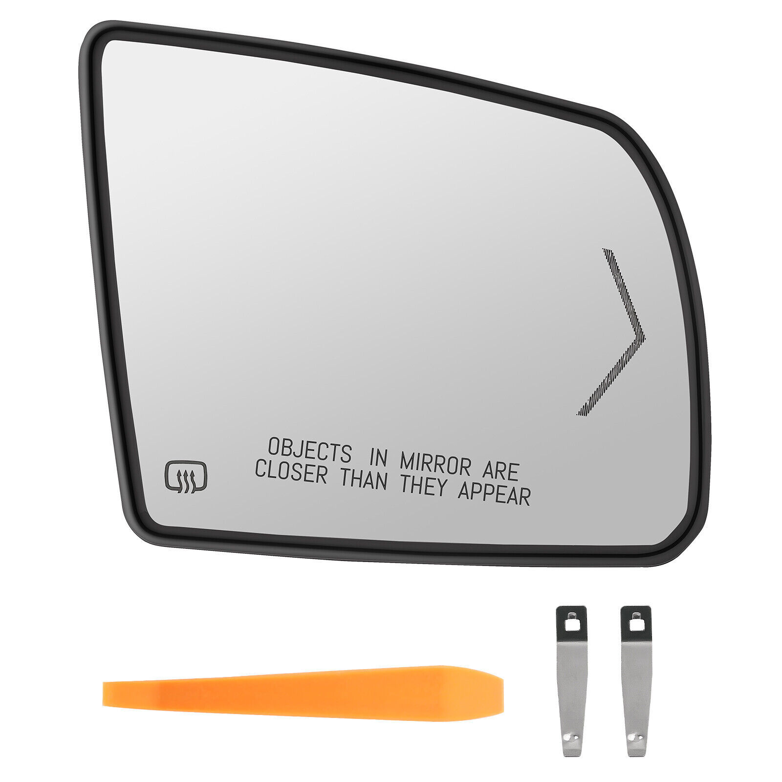 Right Passenger Side Mirror Glass Heated Signal for Toyota Sequoia 08-17 Tundra