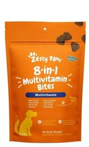 Zesty Paws 8-in-1 Multivitamin Dry Bites for Dogs Chicken Flavor 60 Count - £13.57 GBP