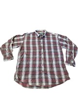 Men’s Woolrich Vintage Burgundy Plaid Multicolor Long sleeve Button Down... - £15.09 GBP