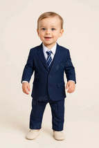 Boys Navy Slim Suit (Scholar) - $1,308.45 MXN+
