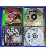 NHL Face Off &amp; Face Off 98 Sony PlayStation Video Game PS1 2 game lot - $20.53 CAD