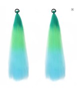 2-Ponytail Extension with Elastic Tie Hair Band 24&quot; Long Straight  - $27.34 CAD