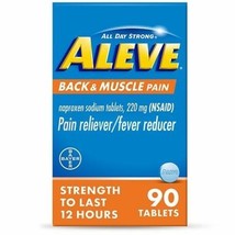 Aleve NSAID Back &amp; Muscle Pain Reliever &amp; *12/2027*Fever Reducer, Naproxen - €9,40 EUR