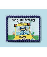 Pete the cat Wheels On the Bus cake topper - $10.99