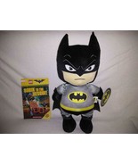 Large Batman Movie Plush 19.5 Inches &amp; Level 2 Soft Book Robin To The Re... - £94.95 GBP