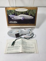 1996 Hallmark Keepsake Ornament Magic Star Trek U.S.S. VOYAGER with Box - $12.19