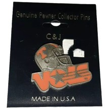 University of Tennessee Volunteers Vols Football Helmet Pewter Pin UT - $336.93 MXN