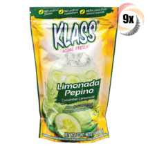 9x Packs Klass Cucumber Lemonade Drink Mix | 14.1oz | No Artificial Flavors - $46.07