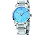 Calvin Klein K2g2314x City Swiss Made Damenarmbanduhr mit blauem Zifferb... - $120.00