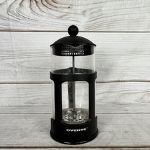 Ovente 12oz French Press Coffee &amp; Tea Maker Borosilicate Glass Black - £7.06 GBP