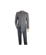 Men Apollo King Banded Collarless suit Mandarin 5 Hidden Button Pastor A... - $206.30 CAD