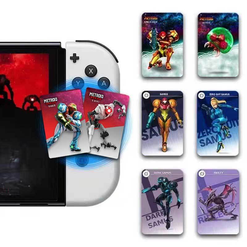 Mini NFC TAG Cards for N-Switch Lite WIIU 3DS METROID SAMUS RETURNS