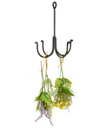 4 ARM WROUGHT IRON HERB HOOK - Amish Hand Forged Hooks Primitive Drying ... - $39.84 CAD