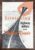 Vintage Natural Rubber Bureau 1950 Road Highway Construction Book Asphalt - $14.84