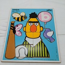 1973 Playskool Puzzle Sesame Street Berts B Puzzle 11 Pieces #315-2 - £13.40 GBP