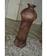 Lovely vintage Tall Purple/Brown Glass Vase, 17.5” tall, Hand Made in Spain - $49.99