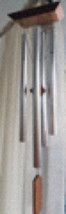soothing tones metal and wood wind chimes approx 2.5 feet - £55.14 GBP
