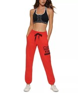 Calvin Klein Performance Women&#39;s Flocked Split Logo Jogger Pants Secret ... - $42.33 CAD