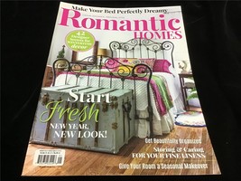 Romantic Homes Magazine January 2014 Start Fresh New Year, New Look! - £9.56 GBP