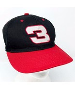 Vintage Dale Earnhardt Made in USA Black &amp; Red NASCAR Snapback Cap Hat - $19.95
