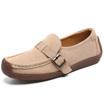 2020 Fashion Women Shoes Autumn Breathable Suede Leather Walking Casual Slip-OnS - £25.01 GBP
