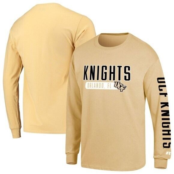 NCAA UCF Central Florida Knights Russell Men's XXL Long Sleeve Shirt NEW - £14.43 GBP