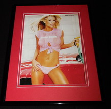 Jenny McCarthy Wearing Almost Single Shirt Framed 11x14 Photo Display - $34.64