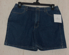 Nwt Womens Liz Claiborne Lizwear J EAN S Essentials Denim Shorts Size 14 - £22.04 GBP