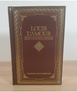 Louis L&#39;amour Four Complete Novels Genuine Bonded Leather Complete &amp; Una... - £11.04 GBP