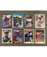 Fred McGriff 8 Card Early Lot w 1986 Leaf RC 1987 Fleer Update 1989 UD 1... - $273.59 MXN