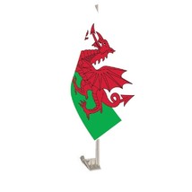 K&#39;s Novelties (2 Pack) Wales Country Car Window Vehicle 12x18 12&quot;x18&quot; Flag - £7.73 GBP