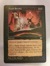 MTG Magic The Gathering Card Death Stroke Sorcery Black Stronghold 1998 - €3,39 EUR