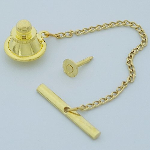 Pins Bluemoona 50 Pcs - Copper Vintage Locking Tie Tac Tack Guard Clutch Backs C