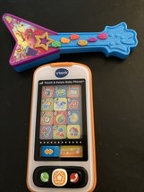 2 Toys VTECH Touch and Swipe Phone And Troll Guitar - £8.90 GBP