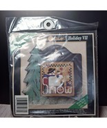 Mill Hill Cross Stitch Kit Holiday VII WINTER FUN 1999 MHCB137P New RARE - $56.95