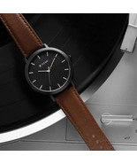 Titan Memento Black Dial Analog Leather Strap watch for Men - $156.51
