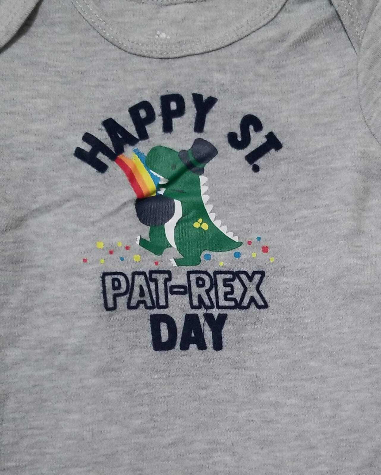 Way To Celebrate St Patrick's Day Bodysuit & Pants Set Size 12M Color Grey Item image 2