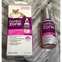 Comfort Zone Spray and Scratch Control  Cats Kittens 4oz Unscented Calming - £16.61 GBP