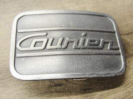 Courier Belt Buckle Silver Tone Vintage Hit Line USA - £39.56 GBP