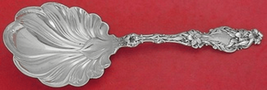 Lily by Whiting Sterling Silver Berry Spoon 9 1/4&quot; Heirloom Serving Silverware - £216.45 GBP