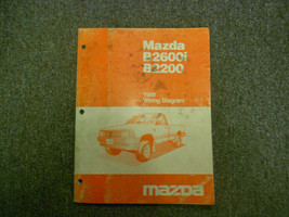 1989 Mazda B2600i B2200 Wiring Diagram Service Shop Manual OEM BOOK 89 FACTORY x - $140.32