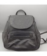 MultiSac Backpack Faux Pebbled Leather Black Travel Bag Purse Zip Small ... - €13,59 EUR
