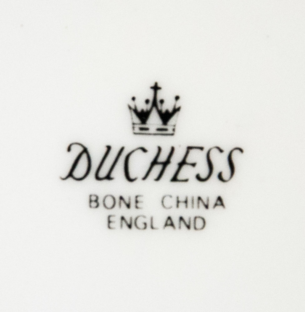 Duchess Pineapple Fruit 5.5" Saucer Gold Floral Rim Item image 3