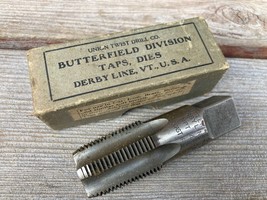 Vtg Butterfield Union Twist 3/4 High Speed Pipe Tap W Box For Cast Iron - £15.53 GBP