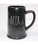 Rae Dunn Beer Stein Pint Size Black Mug By Magenta 6&quot; Tall Dishwasher Sa... - £11.44 GBP